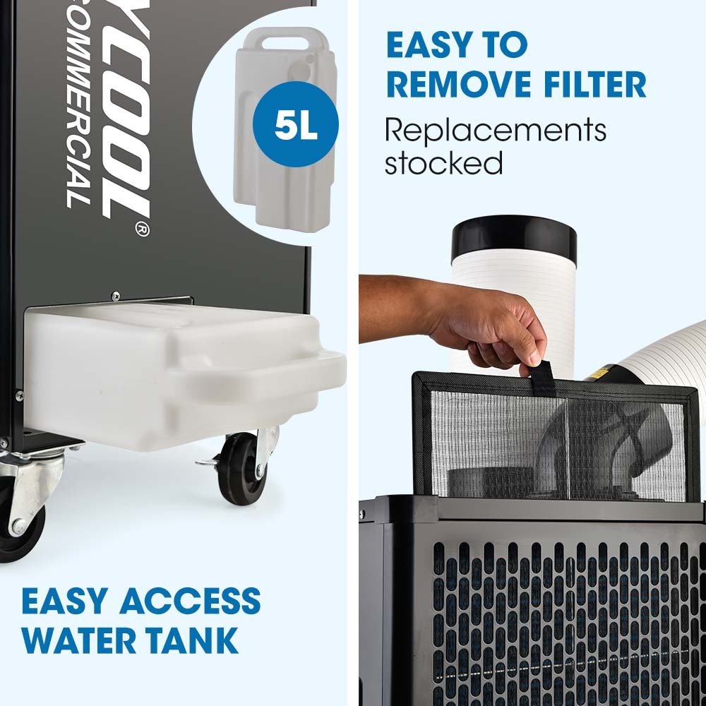 POLYCOOL 2.7kW Portable Industrial Spot Cooler - YDS.com.au