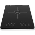 EUROCHEF Induction Cooktop, 2000W, 9 Heat Levels, Fast Electric Portable Cooker, Touch Controls
