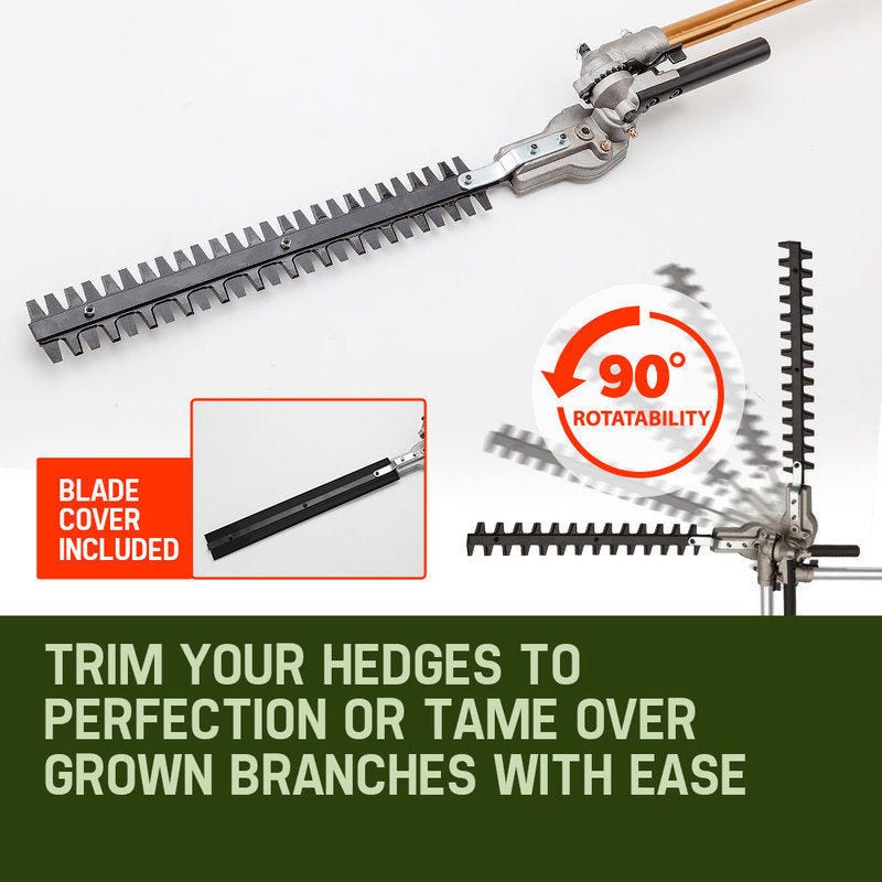 Baumr-AG Pole Chainsaw Brush Cutter Whipper Snipper Hedge Trimmer Saw Multi Tool