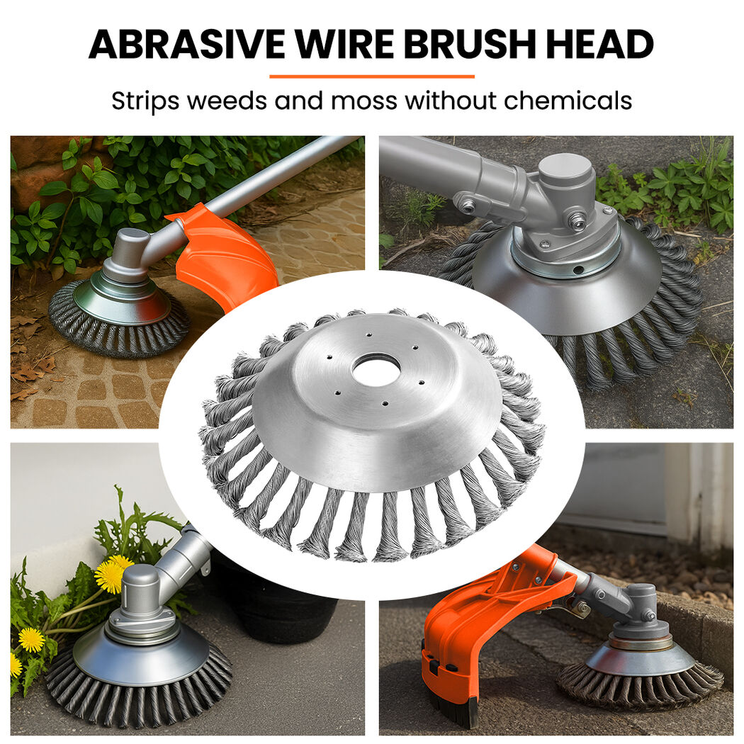 MTM 62cc 7in1 Brush Cutter Garden Multi-Tool , Pole Hedge & Line Trimmer, Bullhorn Handle, 12" Tree Trimming Pruning - YDS.com.au