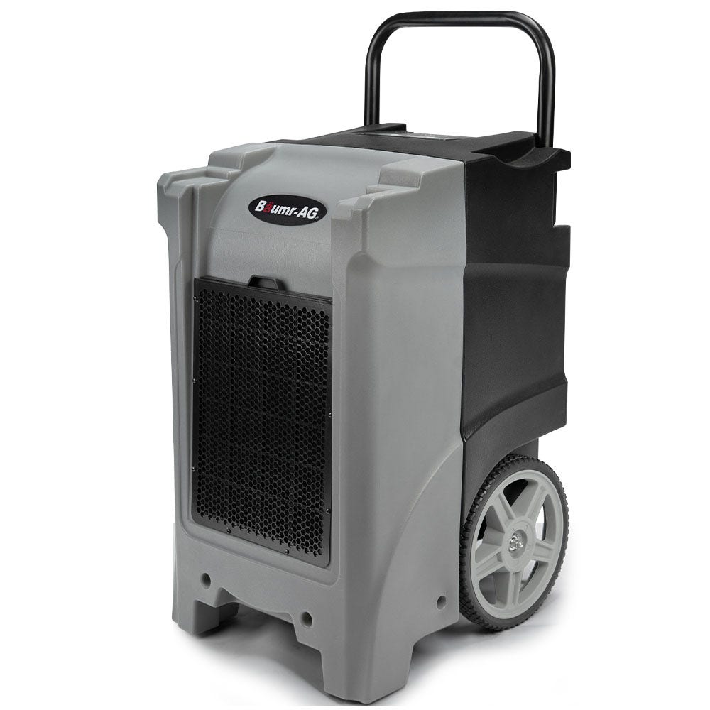 Baumr-AG 90L/day Commercial Air Dehumidifier for Mould, Portable, Stackable, LCD Display, Wheels - YDS.com.au
