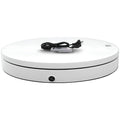 Christabelle 80cm 200kg Commercial Electric Display Turntable Motorised White - YDS.com.au