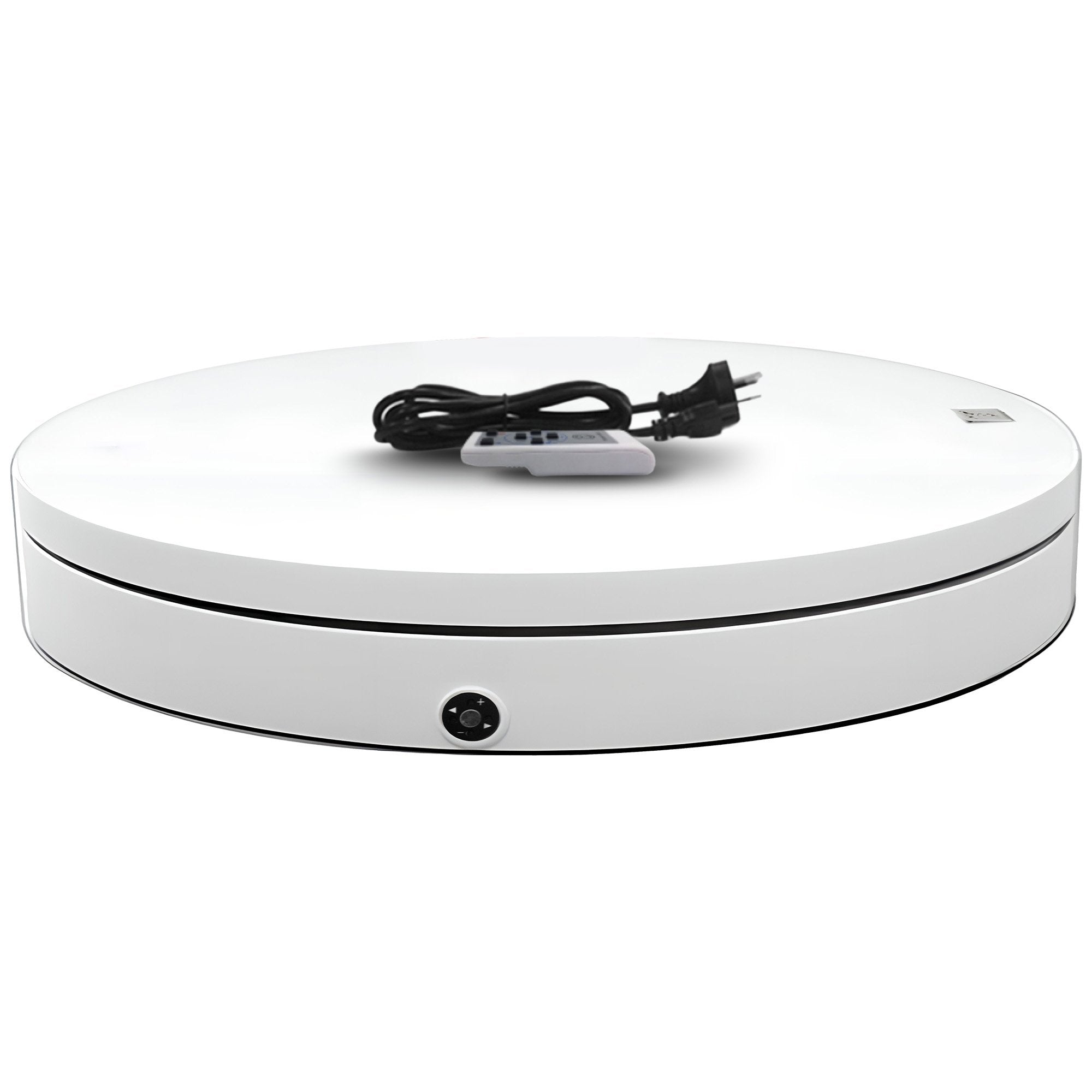Christabelle 80cm 200kg Commercial Electric Display Turntable Motorised White - YDS.com.au