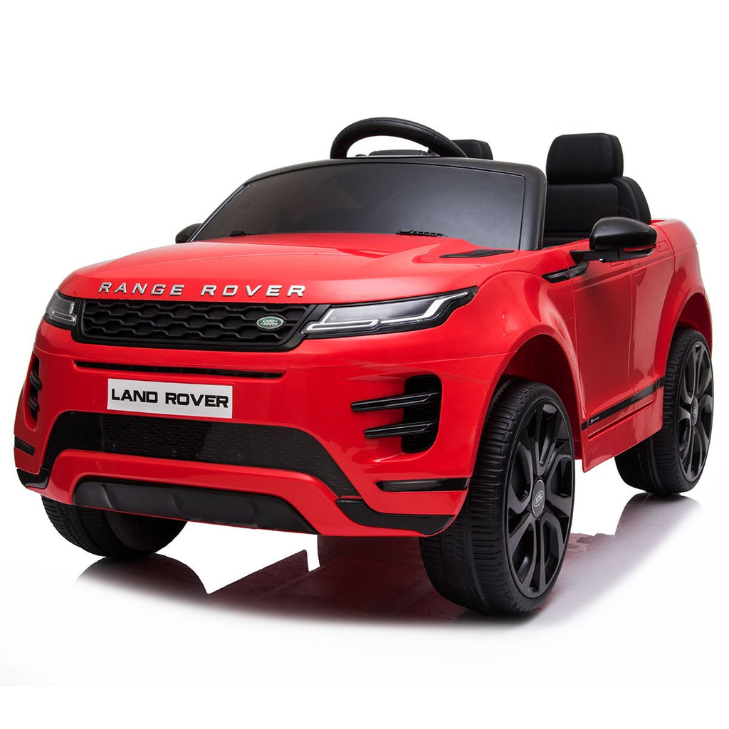 Vehículo eléctrico para niños con licencia Kahuna Land Rover, con control remoto, color rojo