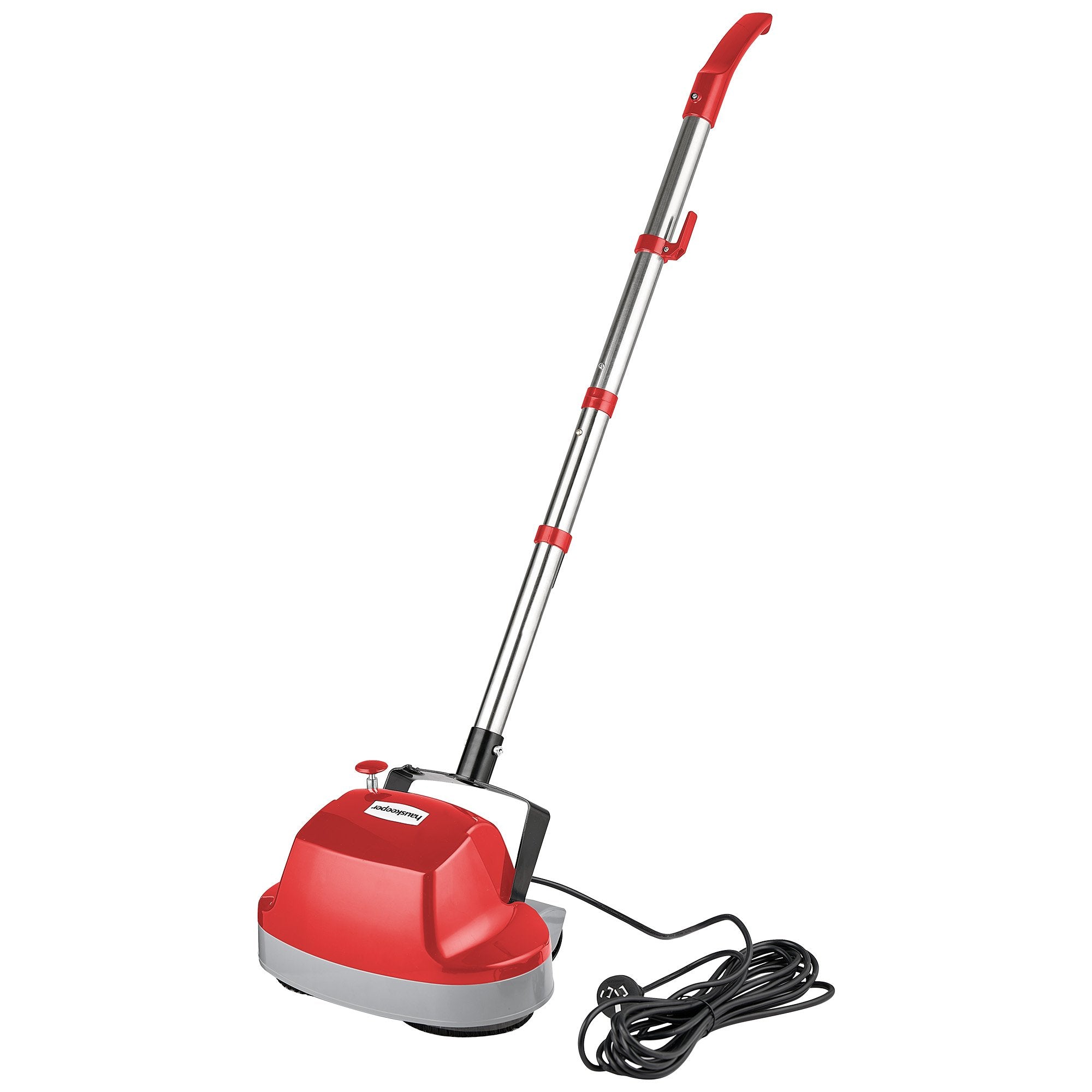 Klika Hauskeeper 5 in 1 Electric 240V Floor Polisher w/ 6M Power Cable Timber Hard Waxer Buffer Cleaner Red - YDS.com.au