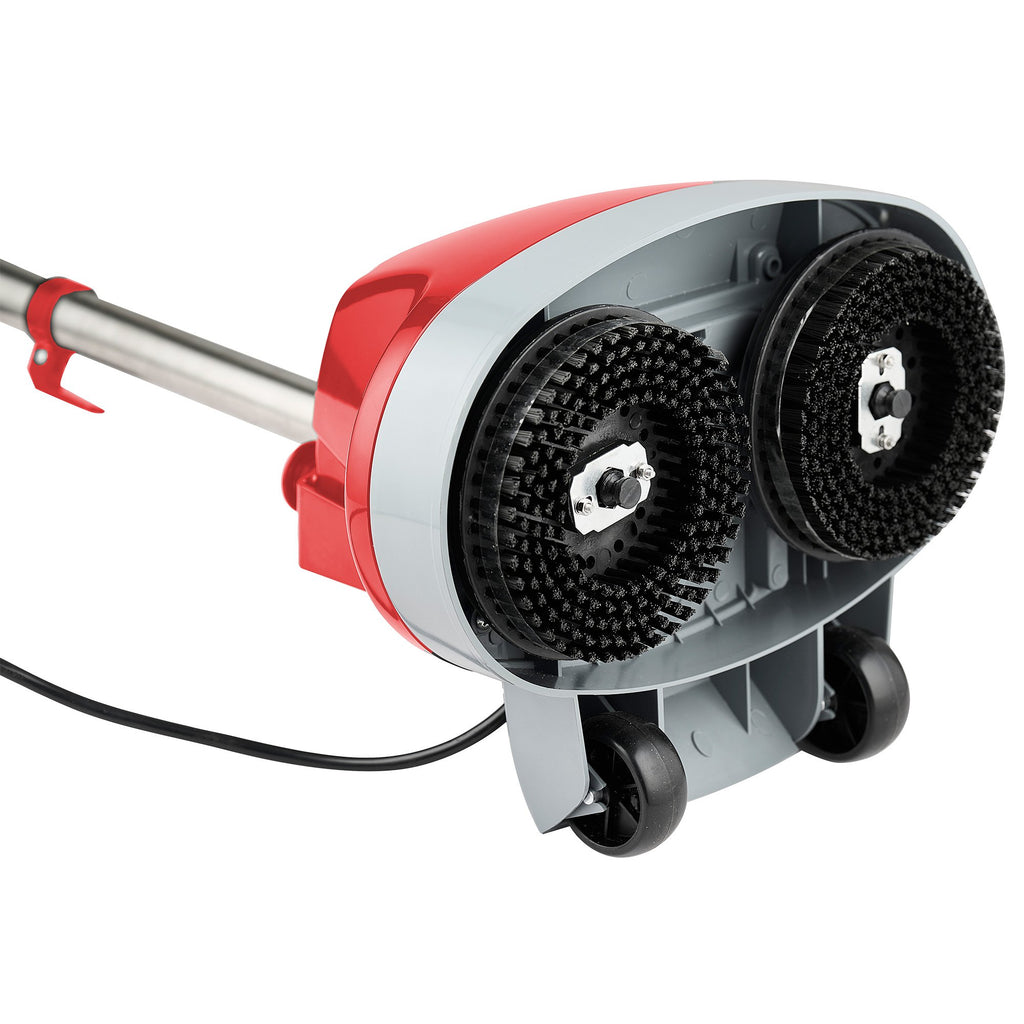 Klika Hauskeeper 5 in 1 Electric 240V Floor Polisher w/ 6M Power Cable Timber Hard Waxer Buffer Cleaner Red - YDS.com.au