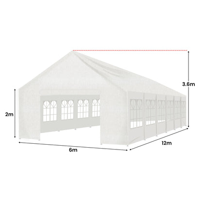 Wallaroo 12m x 6m outdoor event marquee carport tent