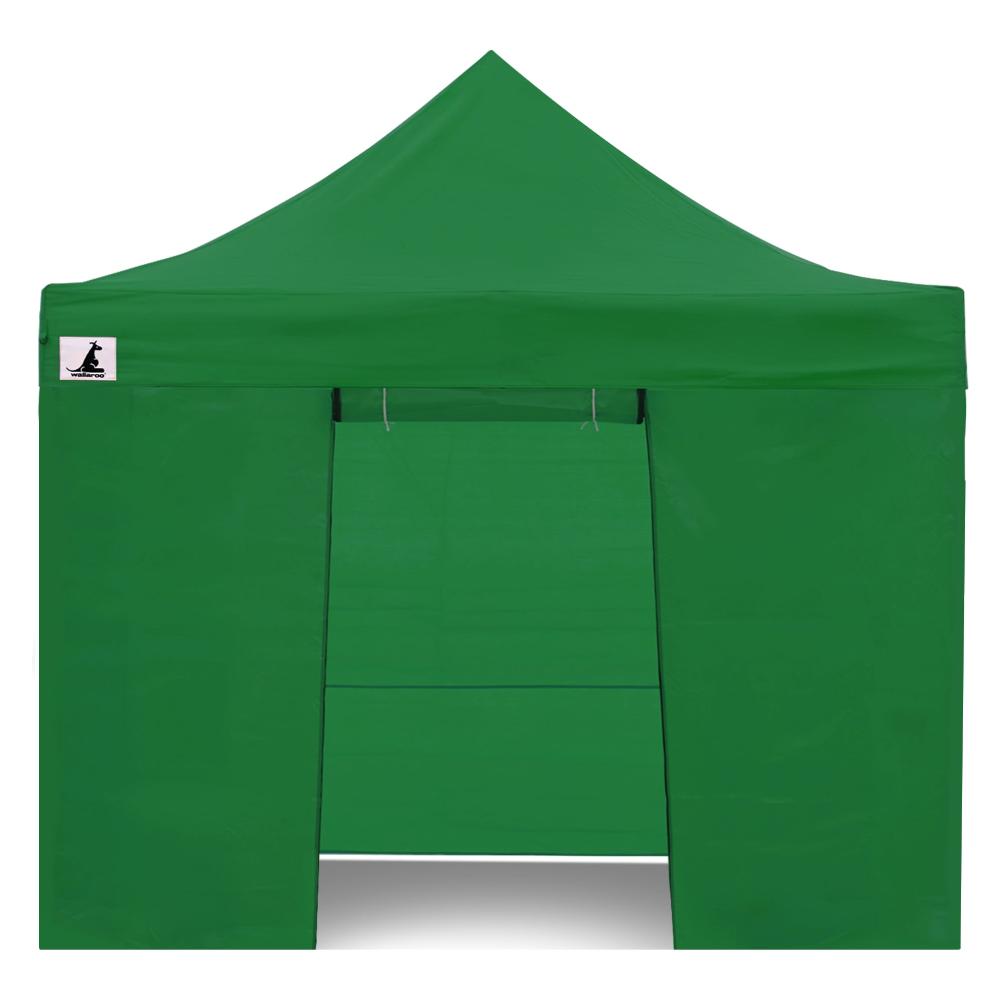 Carpa Gazebo Wallaroo 3x3 plegable para exteriores, color verde