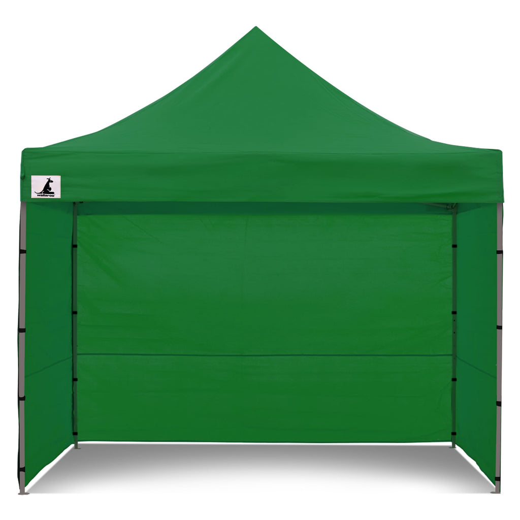 Carpa Gazebo Wallaroo 3x3 plegable para exteriores, color verde