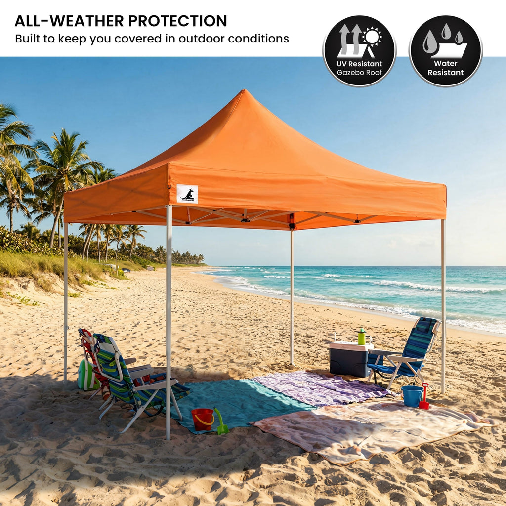 Carpa Gazebo Wallaroo 3x3 PopUp Outdoor - Naranja