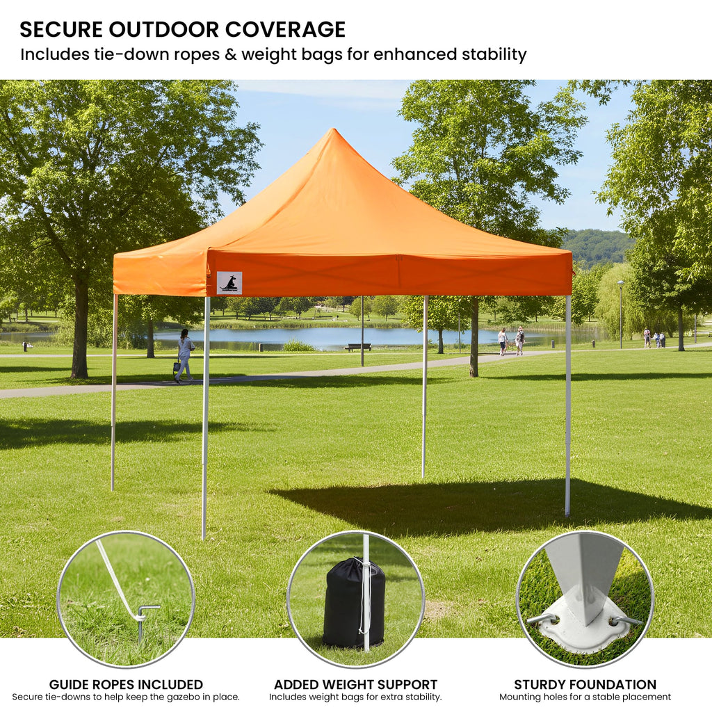 Carpa Gazebo Wallaroo 3x3 PopUp Outdoor - Naranja