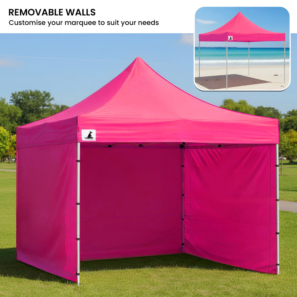 Carpa Gazebo Wallaroo 3x3 PopUp Outdoor Rosa
