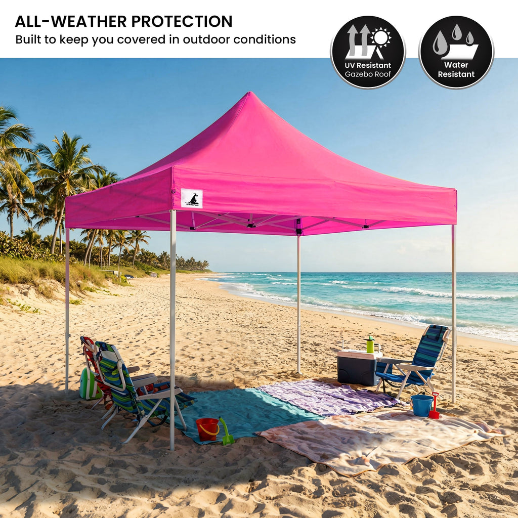 Carpa Gazebo Wallaroo 3x3 PopUp Outdoor Rosa