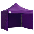 Wallaroo Gazebo Tent Marquee 3x3 PopUp Outdoor Purple