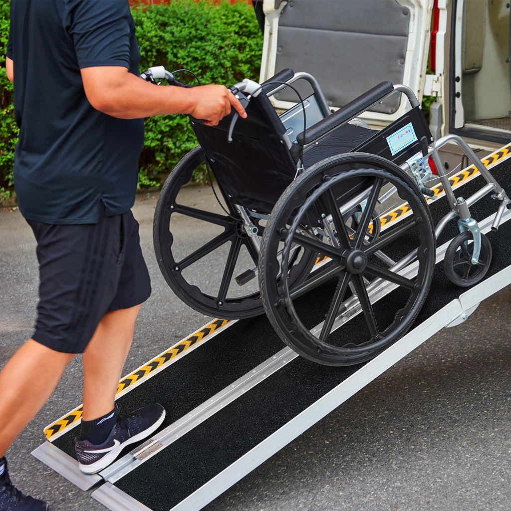 Kartrite Folding Aluminium Wheelchair Ramp 5FT Portable Mobility Access Ramp - YDS.com.au
