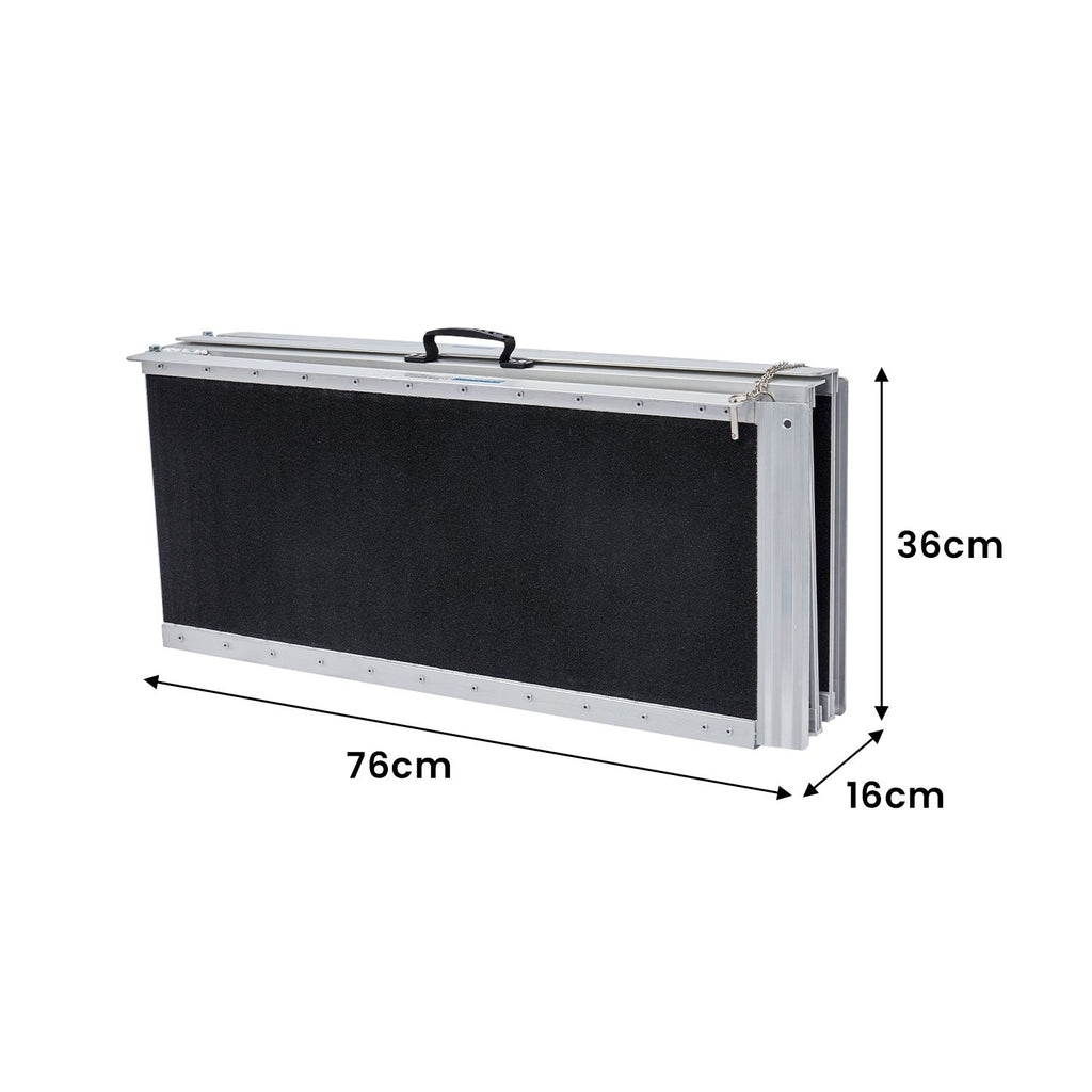 Kartrite Folding Aluminium Wheelchair Ramp 5FT Portable Mobility Access Ramp - YDS.com.au