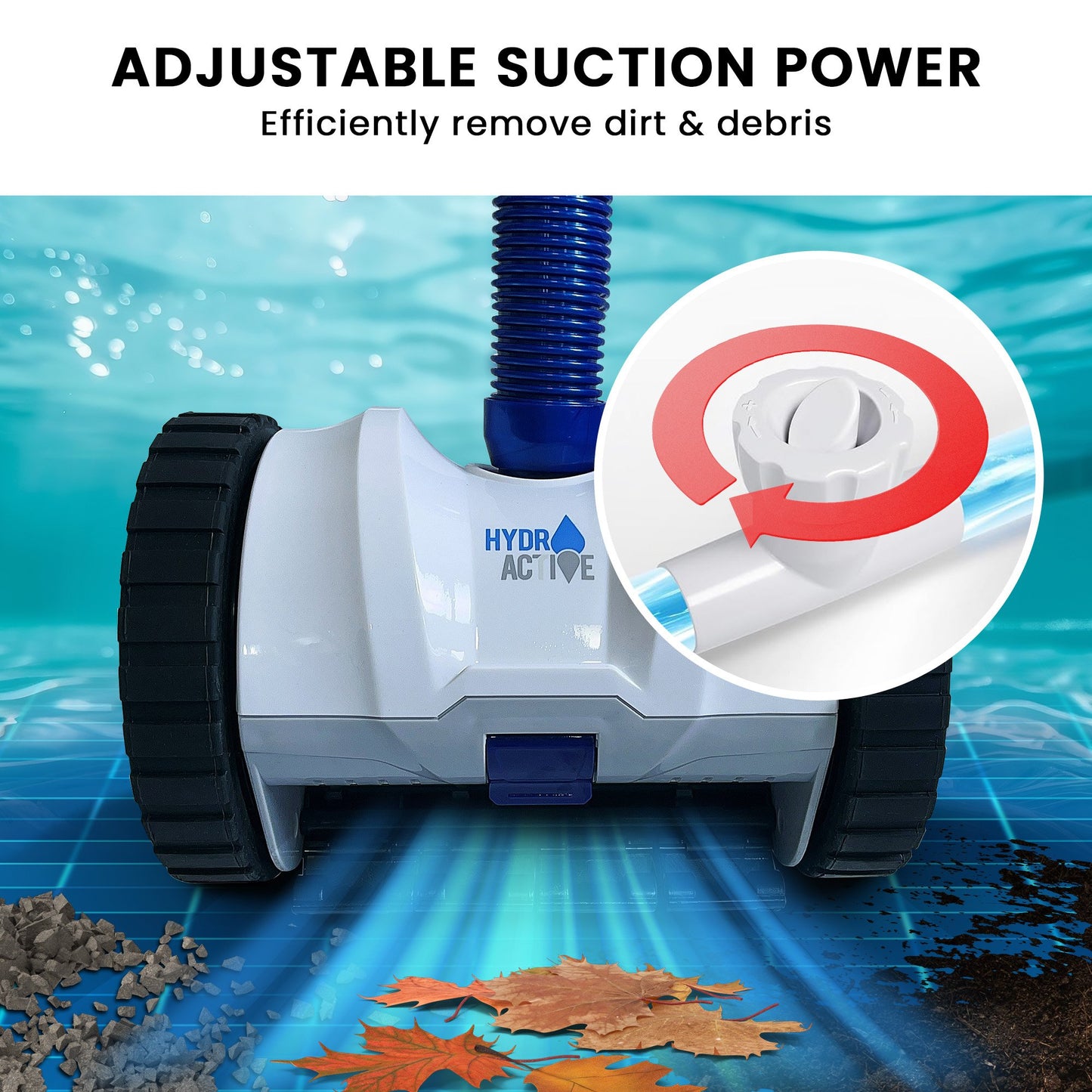 HydroActive Automatic Suction Pool Cleaner for Inground