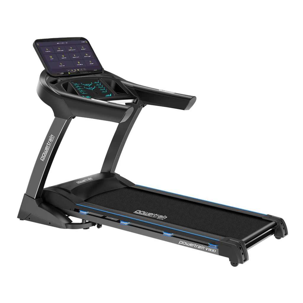 Powertrain V1100 Treadmill with Wifi Touch Screen & Incline - YDS.com.au