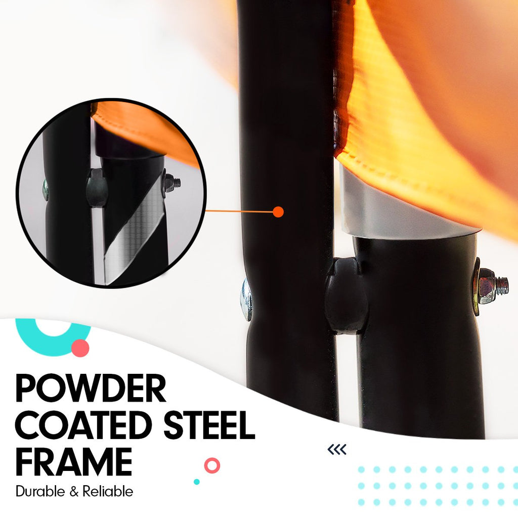 Kahuna Twister 14ft Springless Trampoline Outdoor Kids Safety Net Pad Mat with Basketball Set - YDS.com.au