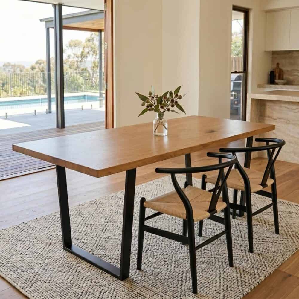 Venice Rectangular Dining Table 170cm Natural