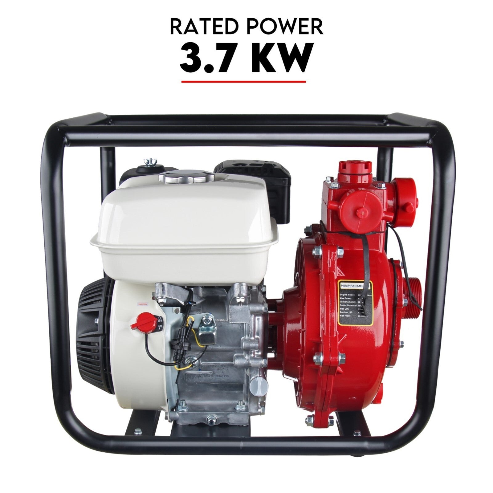 Fire Fighting Petrol Water Pump GP200 TWIN IMPELLER WITH A HONDA ENGINE
