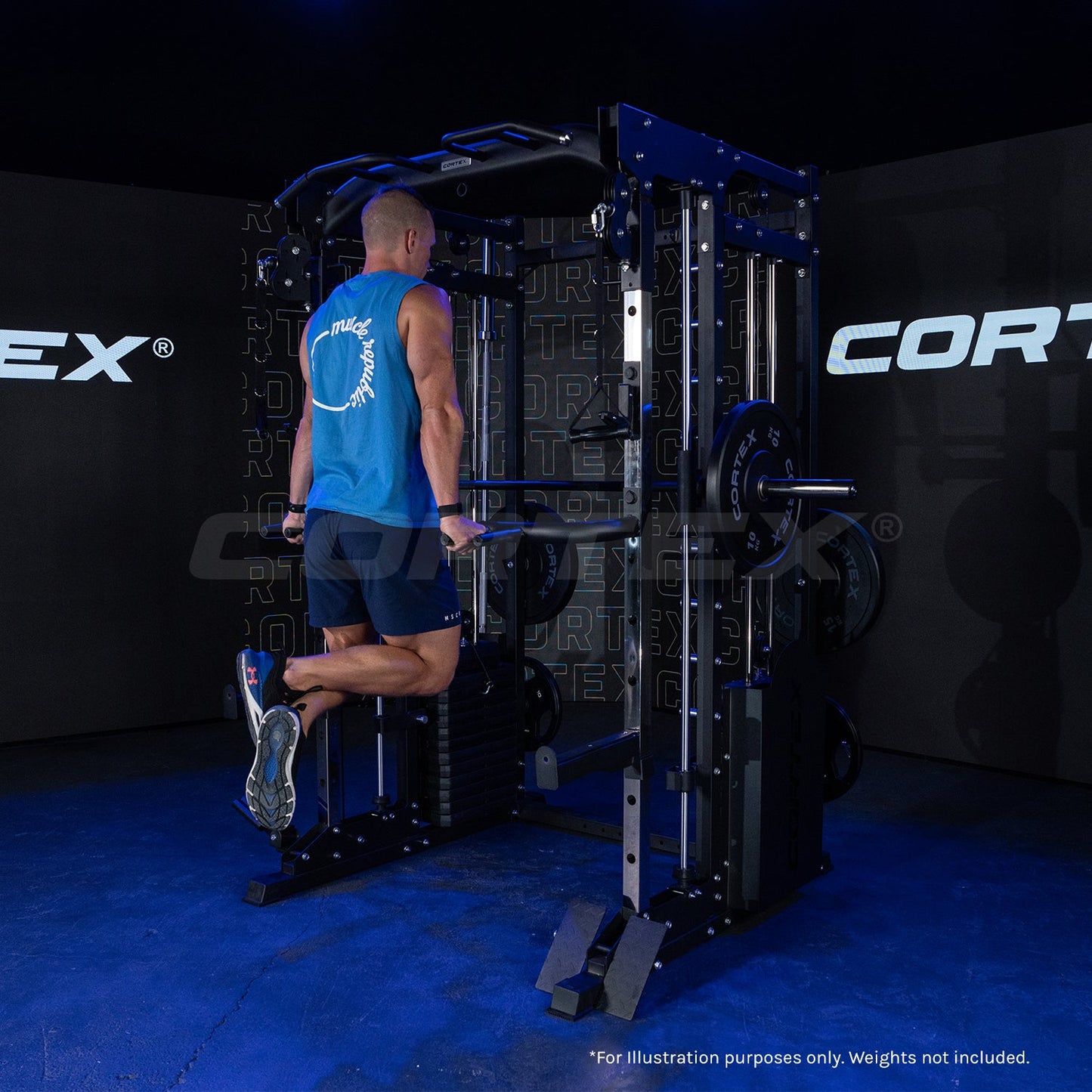 CORTEX SM25 Multi Gym (Dual Stack Functional Trainer, Smith Machine, Half Rack)