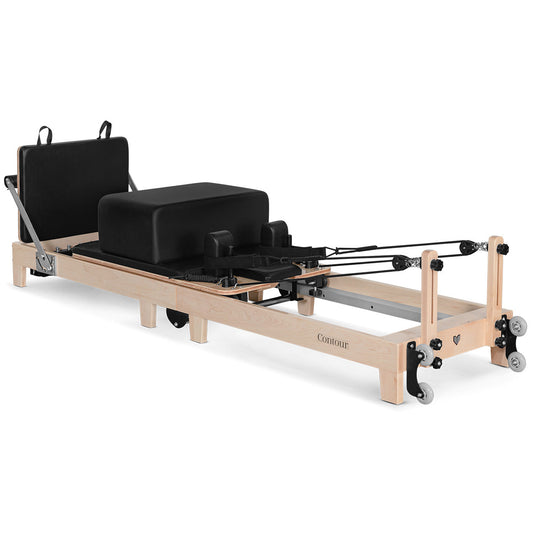 Reformer de pilates plegable de madera Contour 2 de Lifespan Fitness