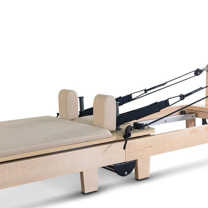 Máquina reformadora de pilates plegable de madera Lifespan Fitness Contour (beige)