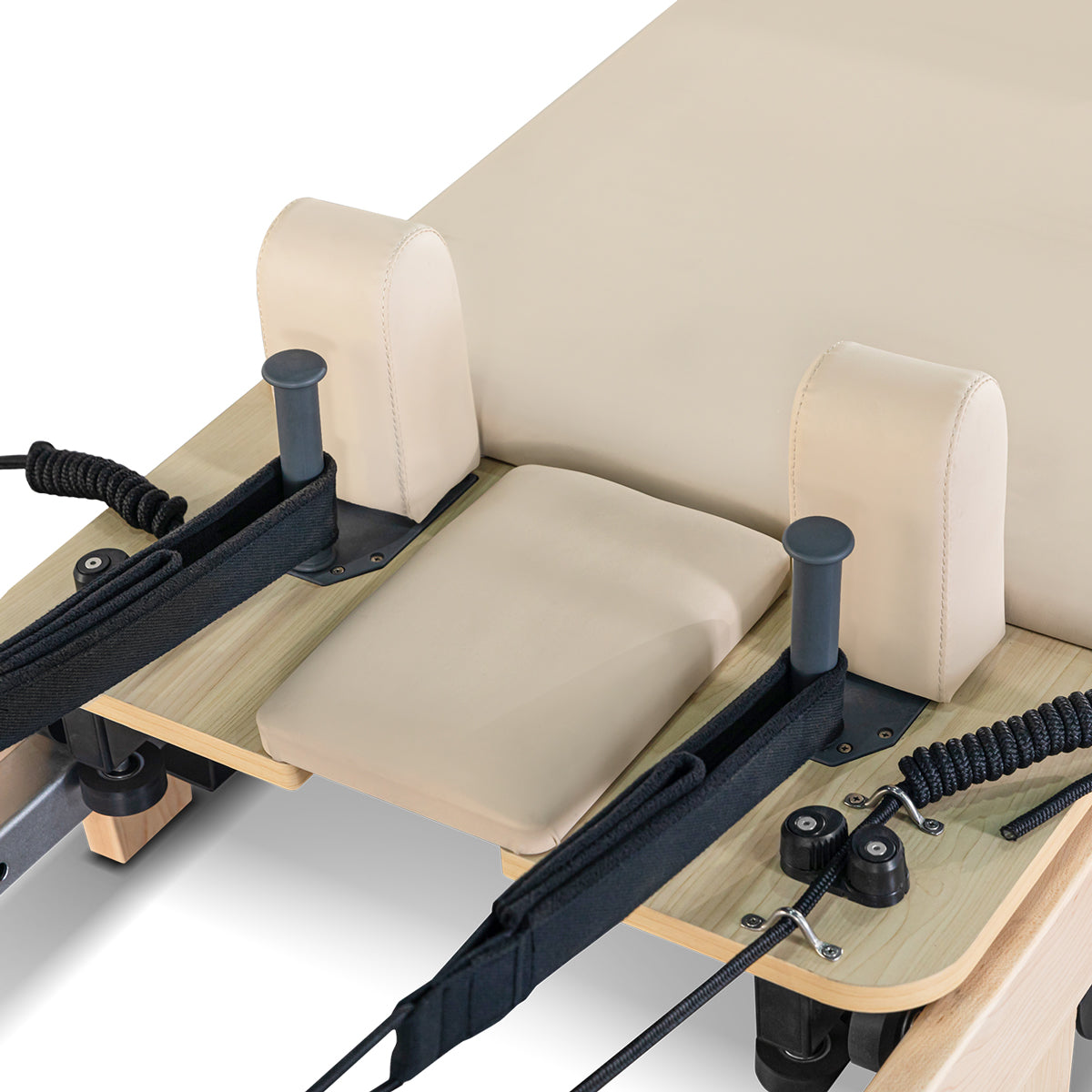 Máquina reformadora de pilates plegable de madera Lifespan Fitness Contour (beige)