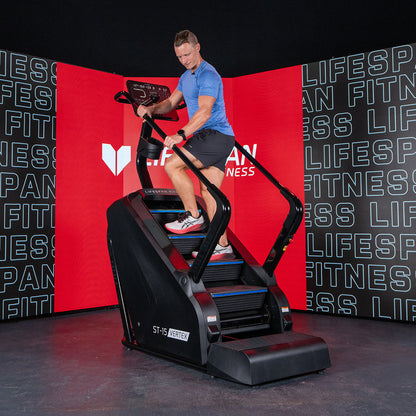 Escaladora comercial Lifespan Fitness ST-15 Vertex de 4 niveles