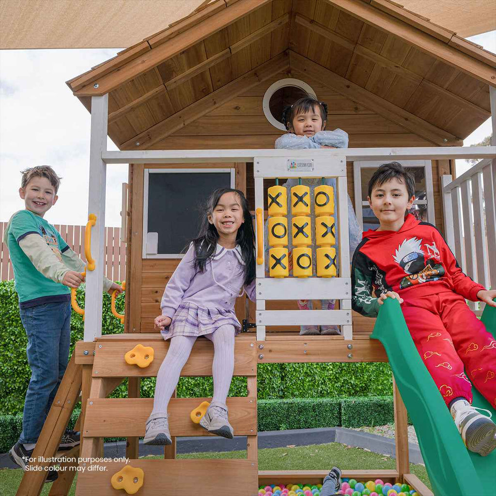 Lifespan Kids Warrigal Cubby House with 2.2m Slide (Blue)