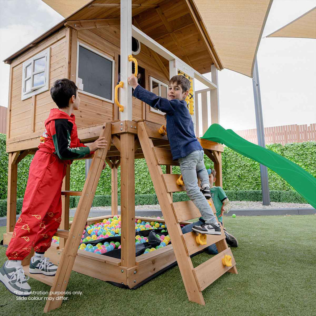 Lifespan Kids Warrigal Cubby House with 2.2m Slide (Blue)