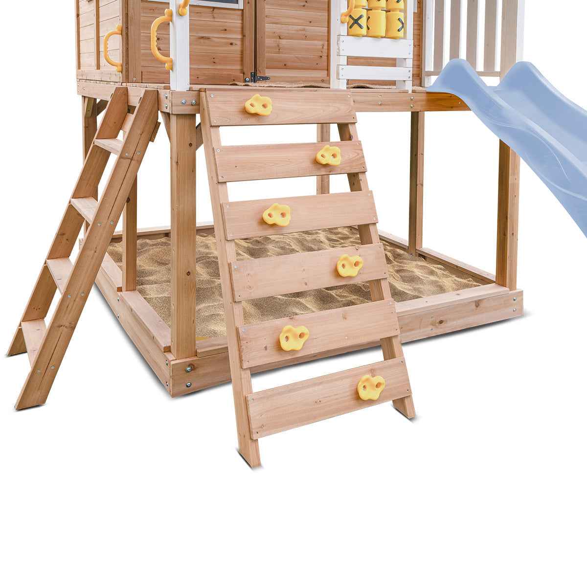 Lifespan Kids Warrigal Cubby House with 2.2m Slide (Pastel Blue)