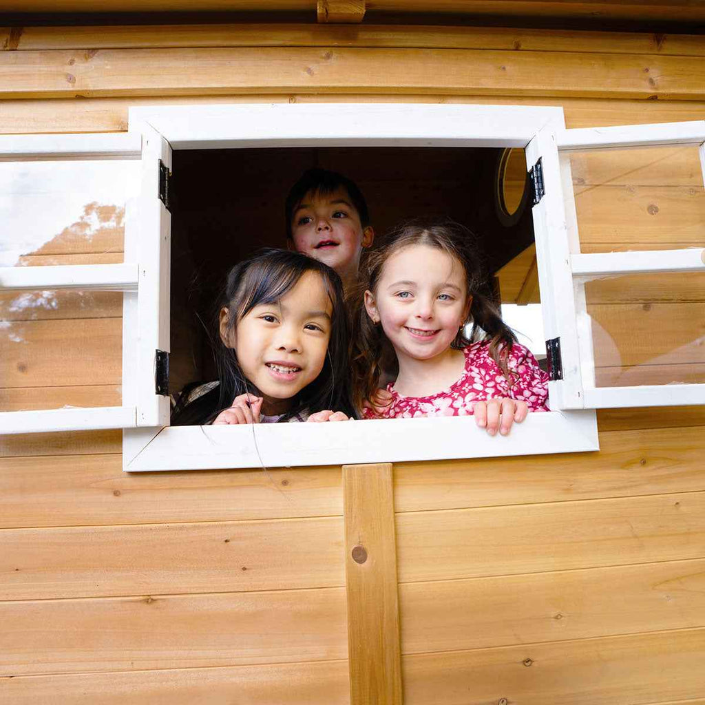 Lifespan Kids Warrigal Cubby House with 2.2m Slide (Yellow)