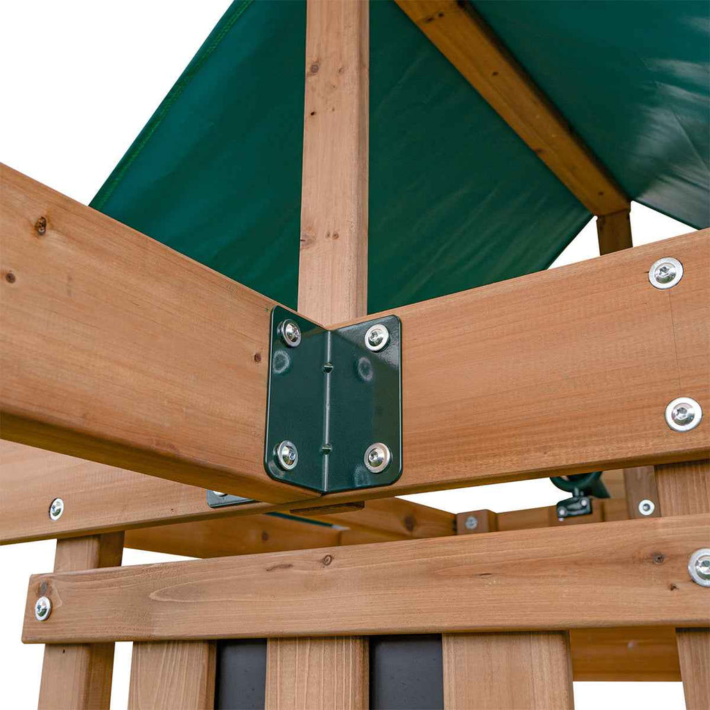 Lifespan Kids Birmingham Swing Set & Play Centre with 2.2m Slide (White)