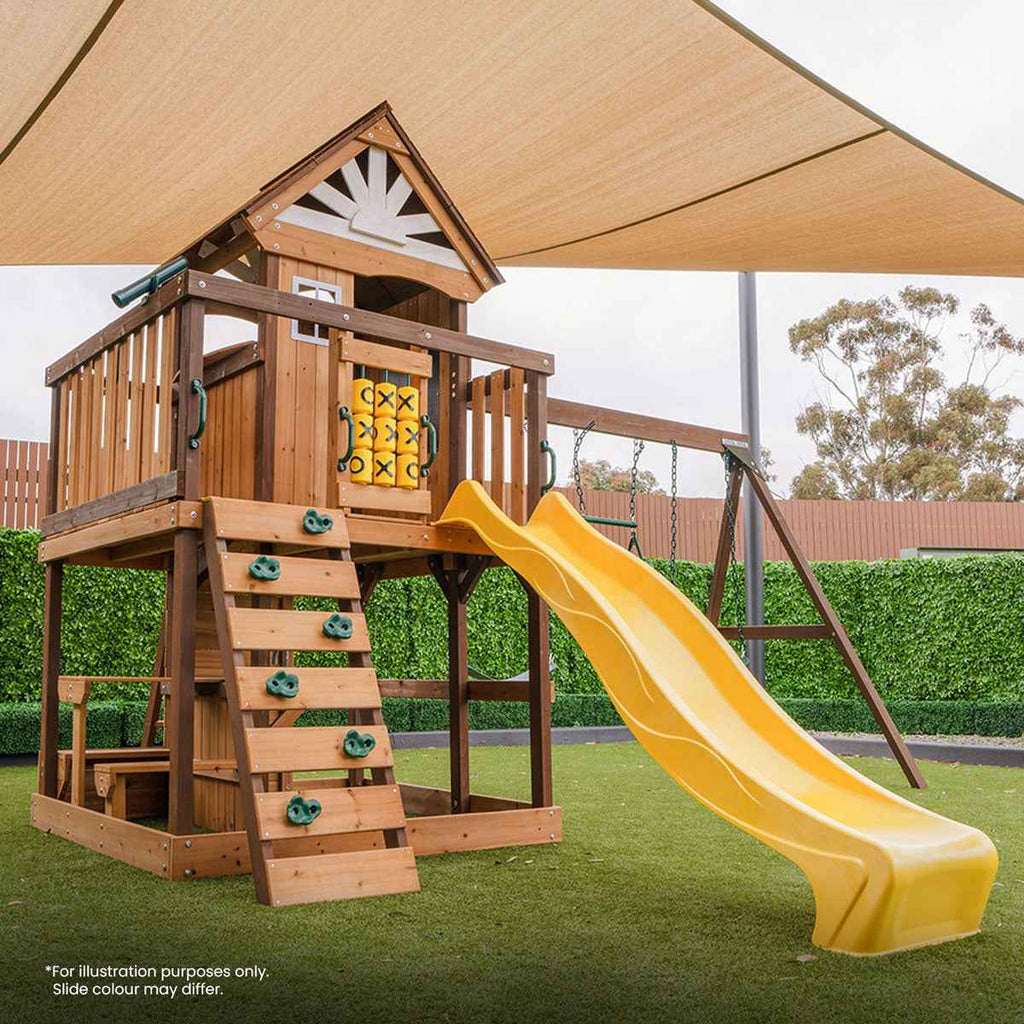 Lifespan Kids Coventry Swing Set & Play Centre with 2.2m Slide (Pastel Green)