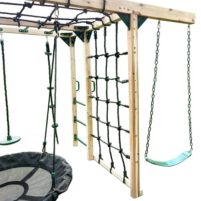 Centro de juegos con forma de jungla y cubo de escalada con forma de orangután para niños de Lifespan