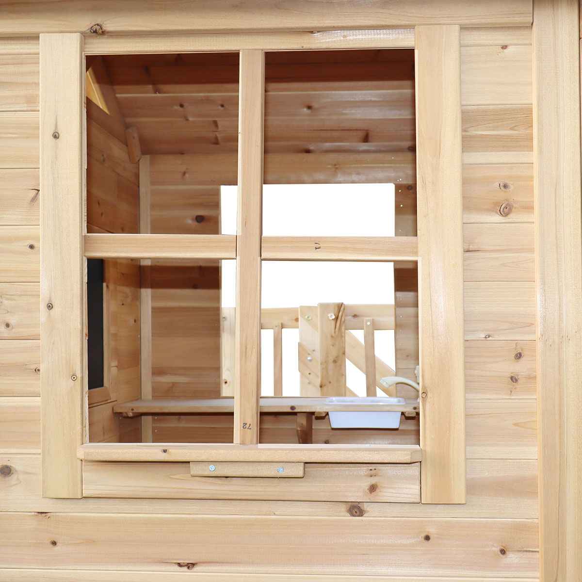 Lifespan Kids Silverton Cubby House with 1.8m Slide (Green)