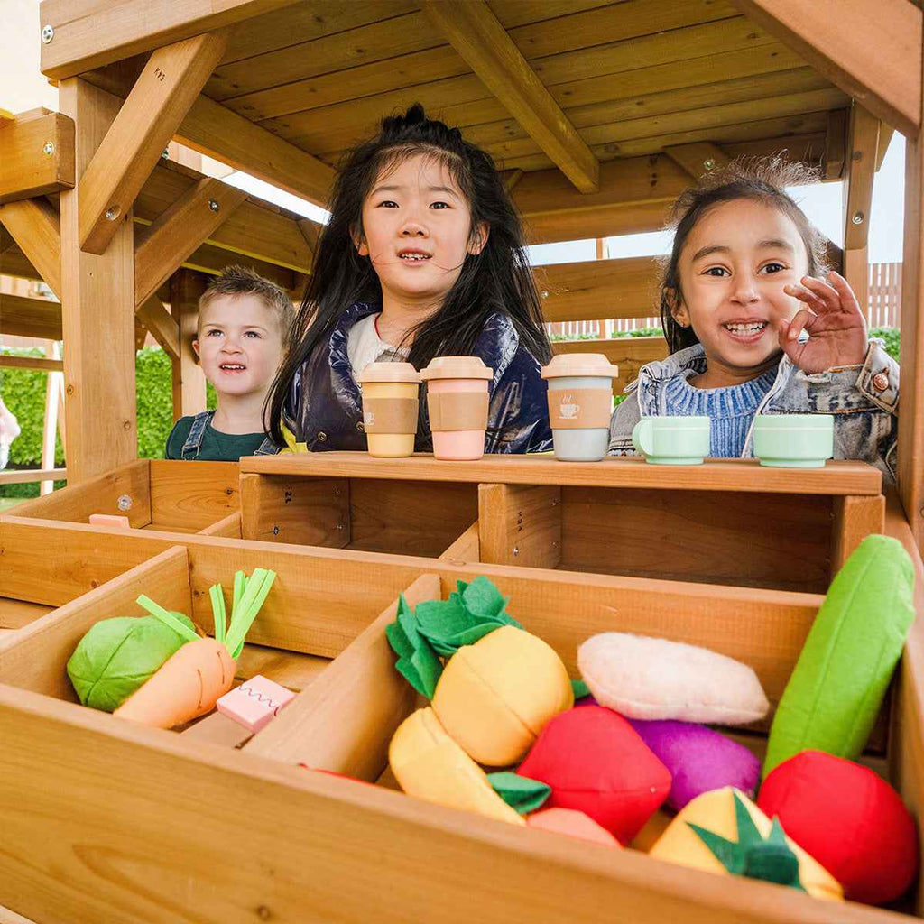Lifespan Kids Walton Swing Set, Monkey Bars & Play Centre with 2.2m Slide (Pastel Pink)