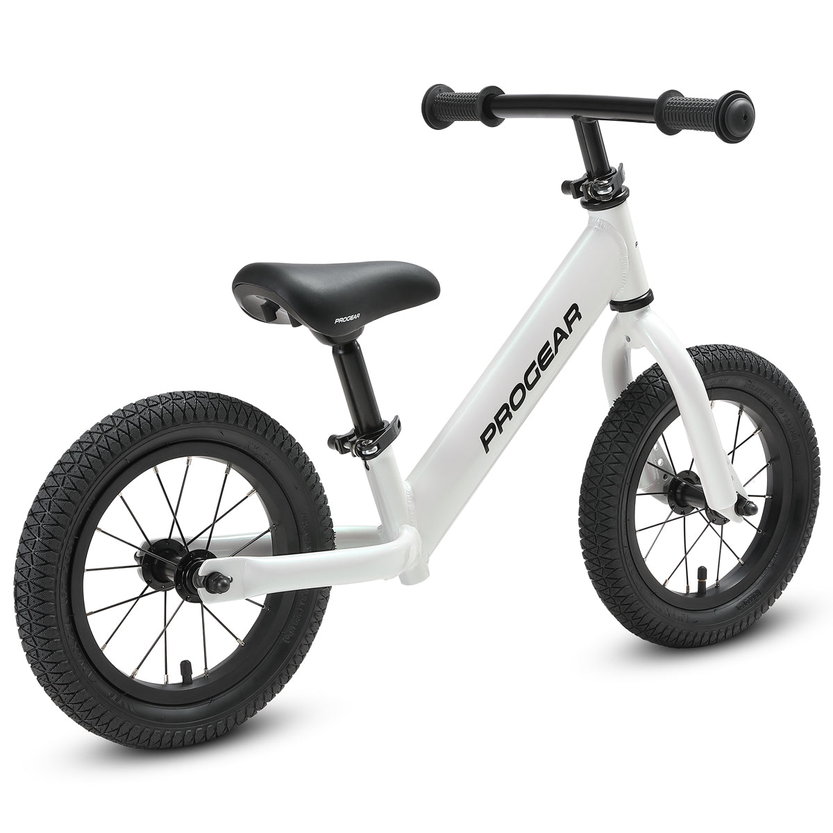 Progear DuraLite Kids Balance Bike 12" - Pearl White