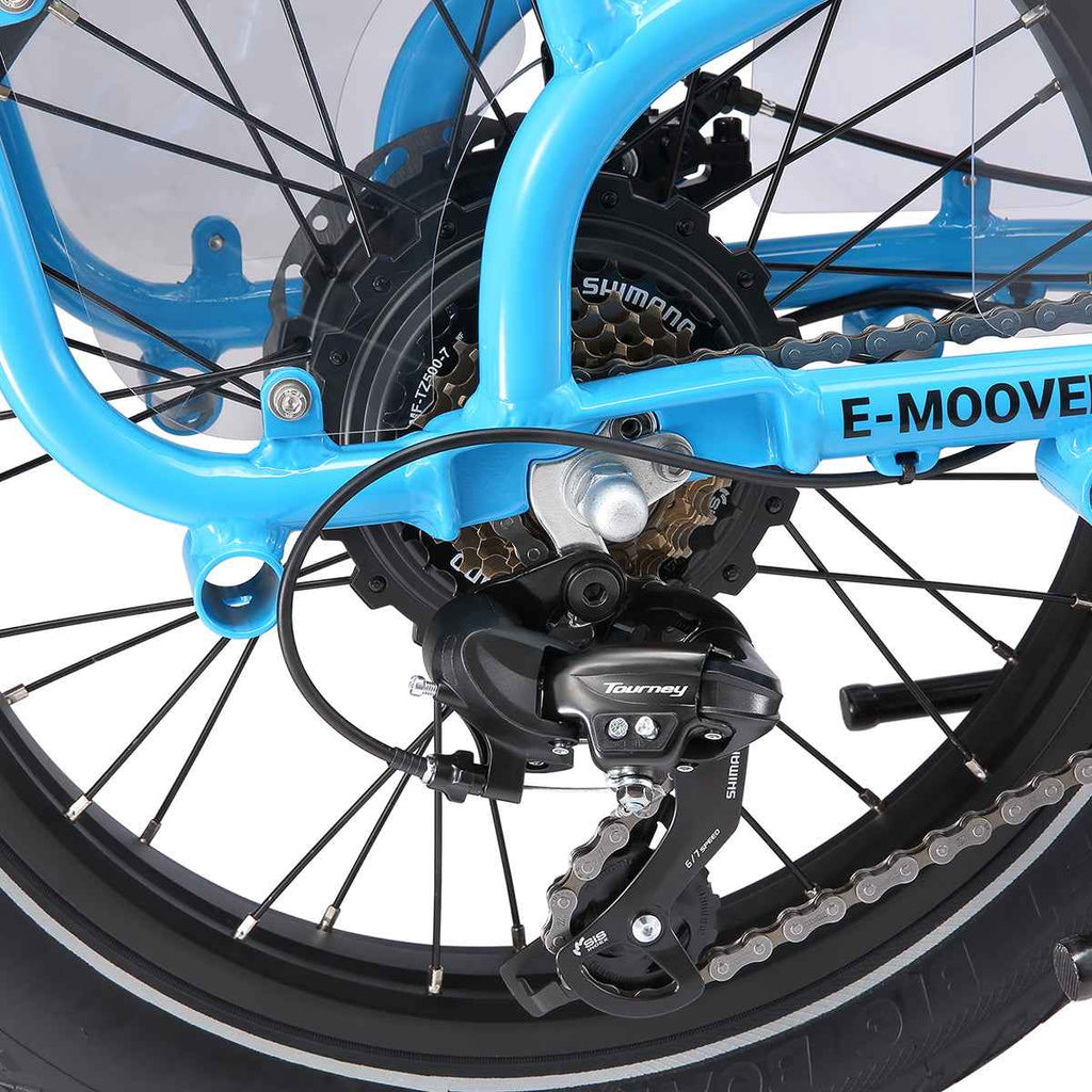 Progear E-Moover Cargo Bike - Electric Blue