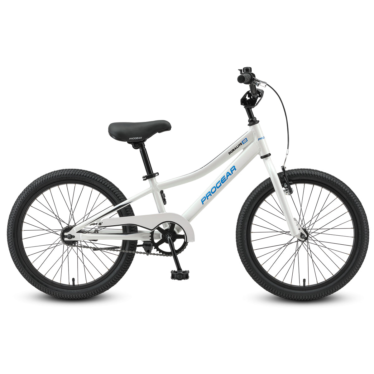 Bicicleta infantil Progear DuraLite de 20" en color blanco perlado