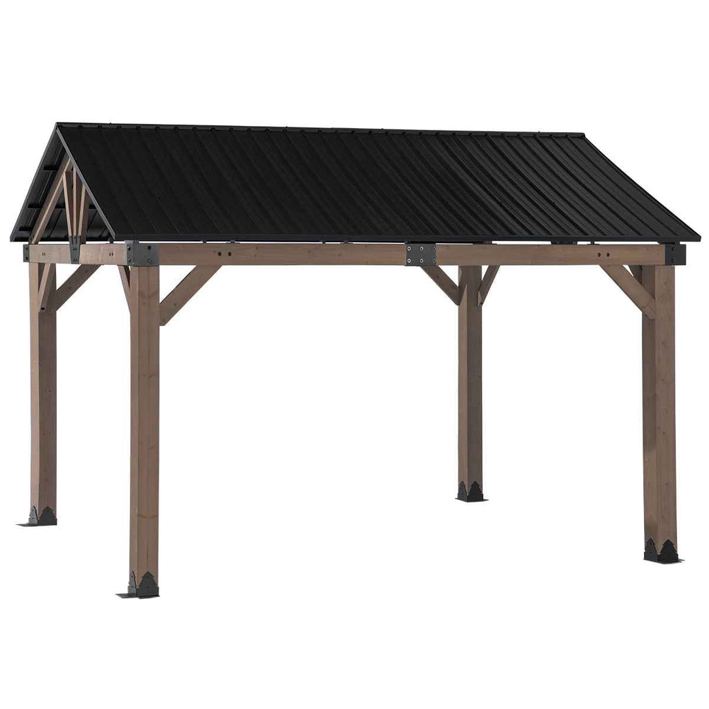 Yardtopia Fremantle 3.6m x 3m Timber & Steel Gable Roof Gazebo