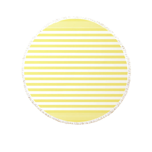 J.Elliot Home Round Cotton Turkish Towel Lemon Sorbet J.Elliot Home