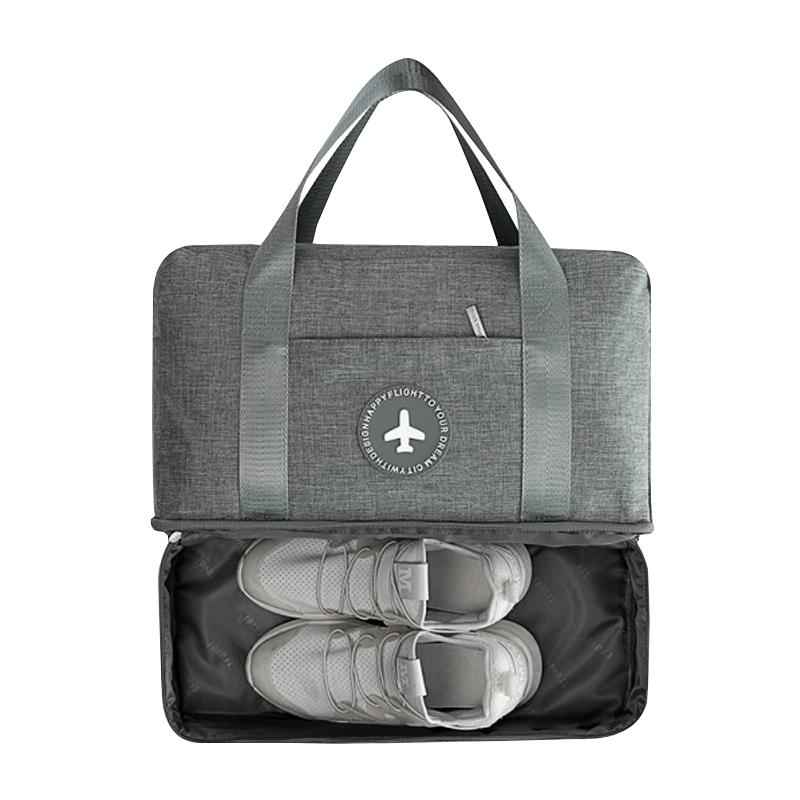 Travel-ready Waterproof Beach Bag with Double Layer Design - Tiffany Blue