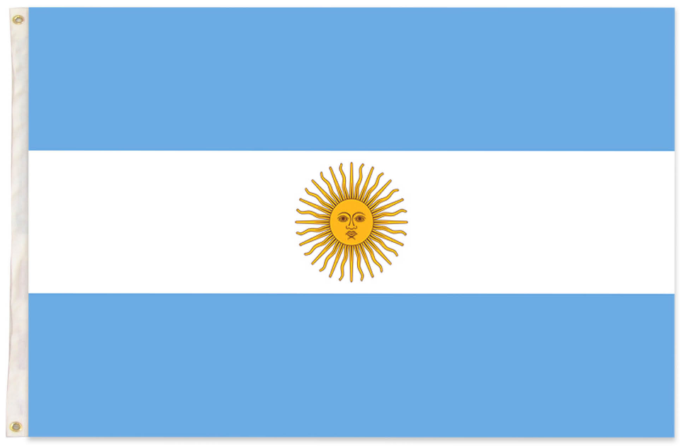 2x Argentina Country Flags Heavy Duty Argentine Argentinian - 150cm x 90cm