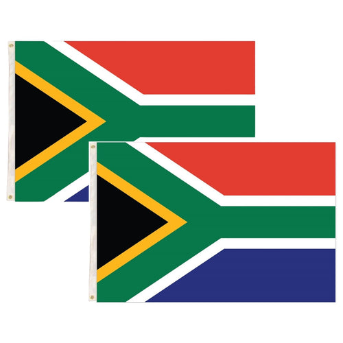 2x South Africa Country Flag Heavy Duty African - 150cm x 90cm