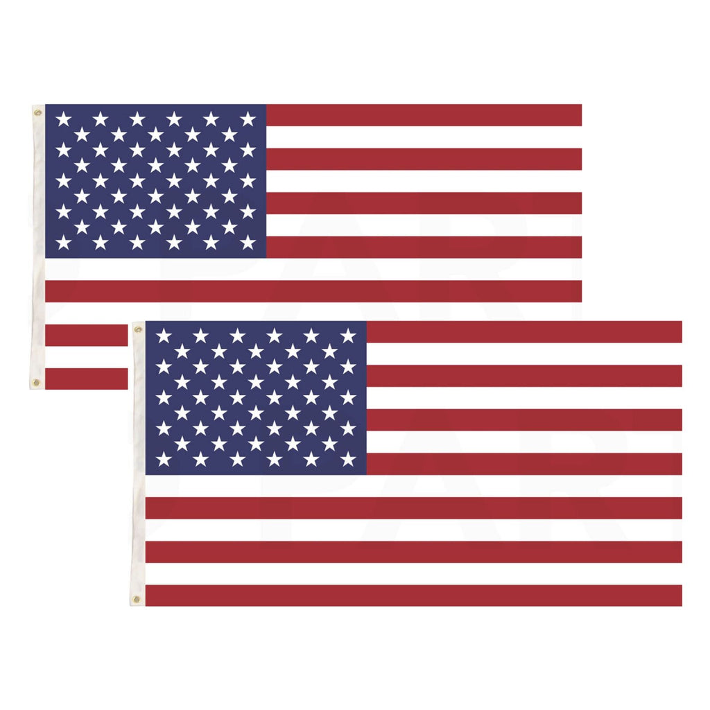 2x United States America Country Flags USA American Heavy Duty US - 150cm x 90cm