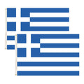 2x Greece Country Flags Greek Heavy Duty National Olympics Europe - 150cm x 90cm