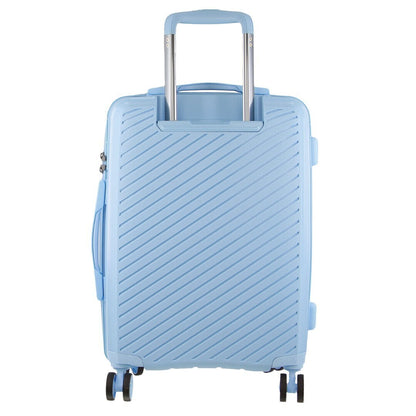 Milleni Hardshell 3-Piece Luggage Bag Travel Carry On Suitcase - Blue